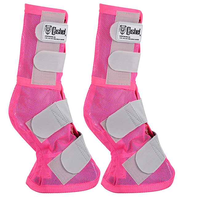 Cashel Fly Arab Horse Leg Guard Cool Mesh Boots Pink