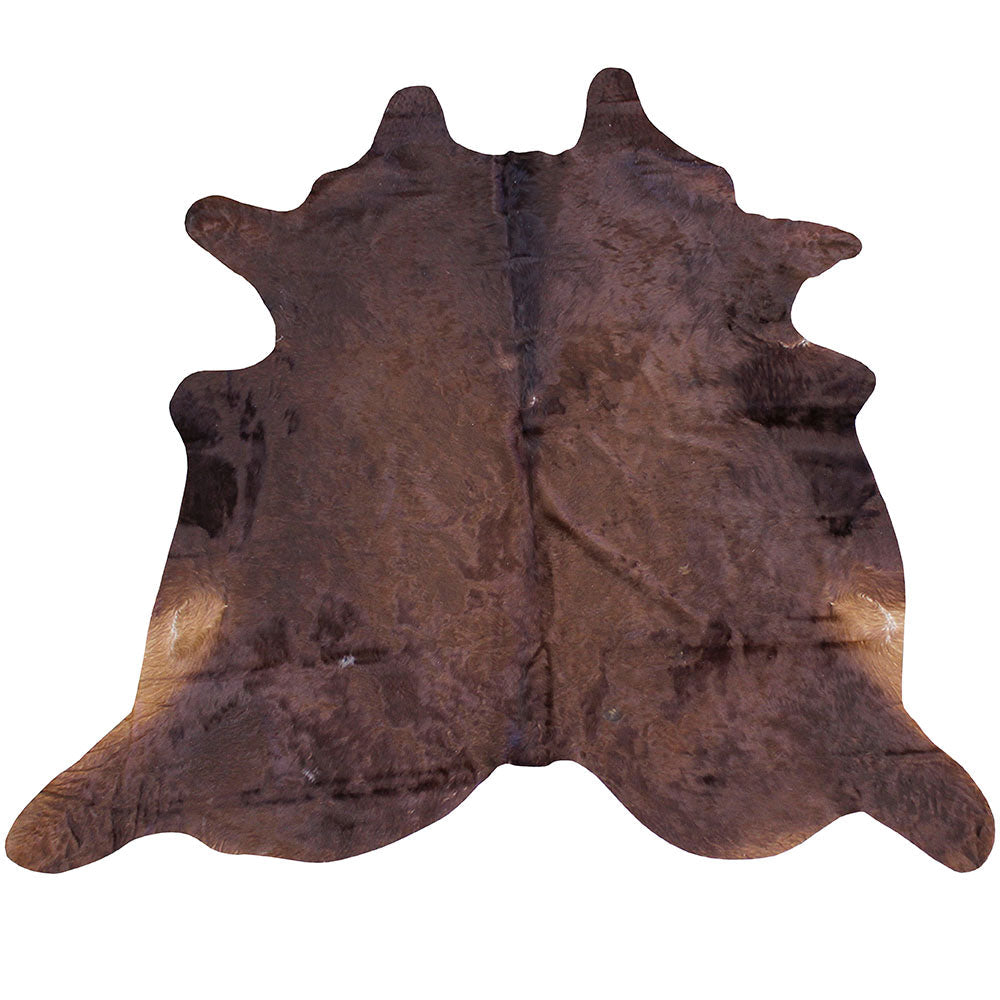 7 Ft X 7 Ft Premium Cowhide Rug Skin Area Carpet Hair On Leather From Brazil