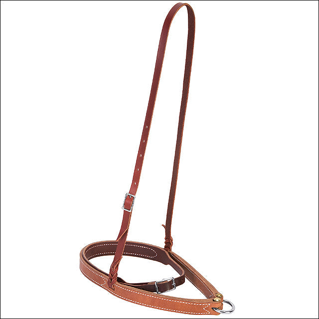 1/2" Weaver Horse Tack Soft Latigo Leather Noseband Caveson Combo Pack