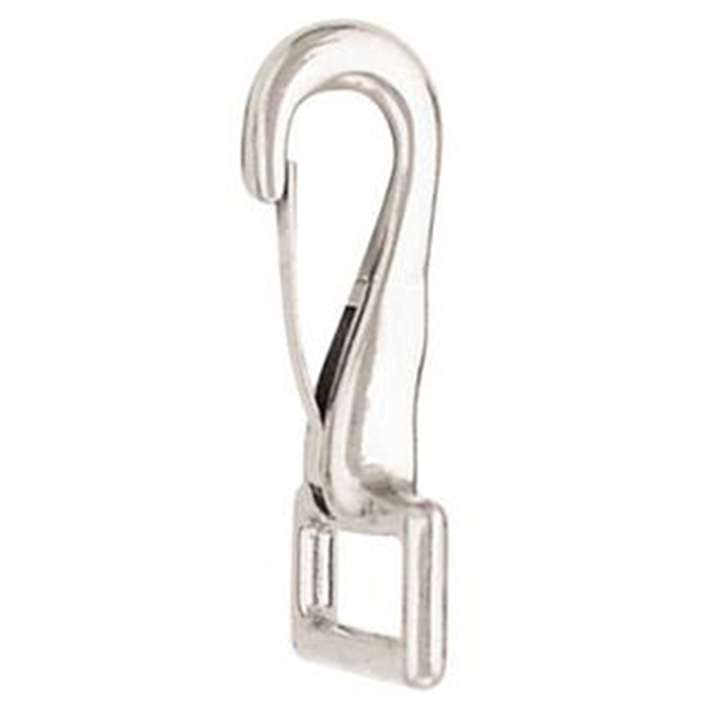 20 Pc 5/8 X 1-1/2 In Die Cast Horse Loopeye Spring Snap Nickel Plated