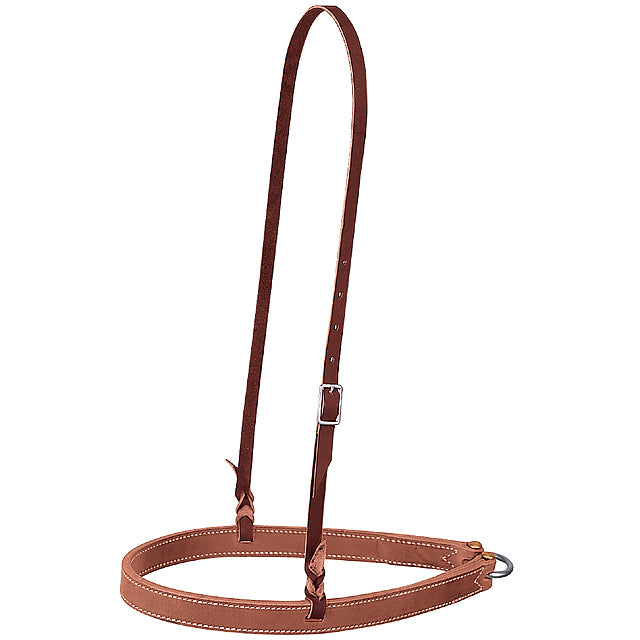 Weaver Crafted Durable Leather Protack Collection 1" Noseband Heart Knots