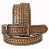 HILASON Western Genuine Leather Belt for Men Women Cowboy Cowgirl Handmade Unisex Full Grain Heavy Duty Tooled Jeans