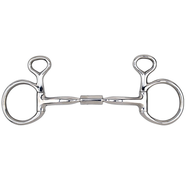 5" Toklat Myler Medium Baucher Cheek Stainless Steel Comfort Snaffle Mouth Bit