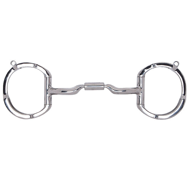 5" Toklat Myler Eggbutt Stainless Steel Low Port Comfort Snaffle Mb 04 Mouth Bit