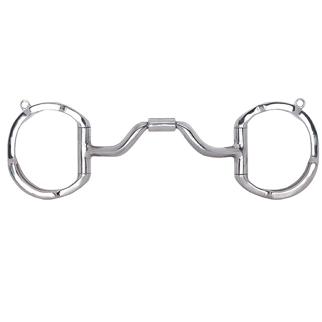 5 1/2" Toklat Myler Eggbutt With Hooks Stainless Steel Ported Barrel Mb 33