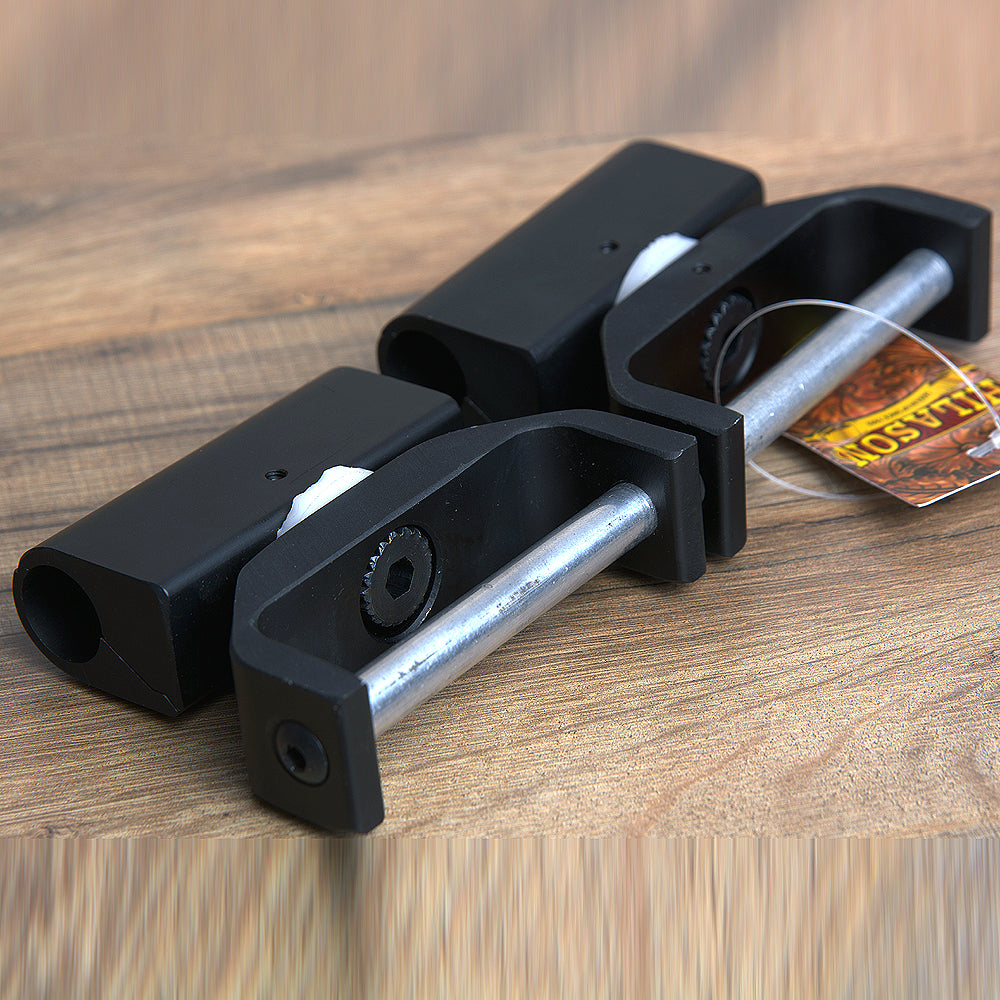 Hilason Western Horse Riding 3" Neck Aluminum Swivel Lock Stirrups Turner Black