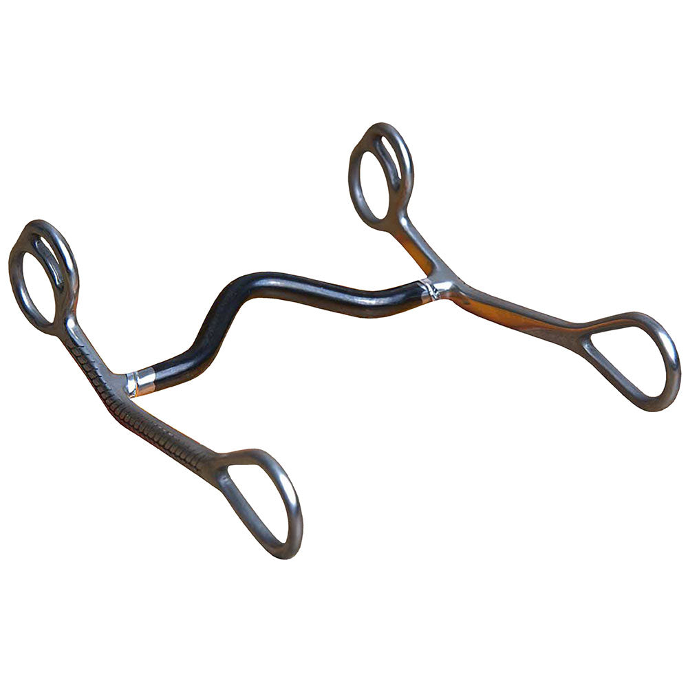 5" Hilason Western Stainless Steel Rope Design Horse Mouth Curb Bit