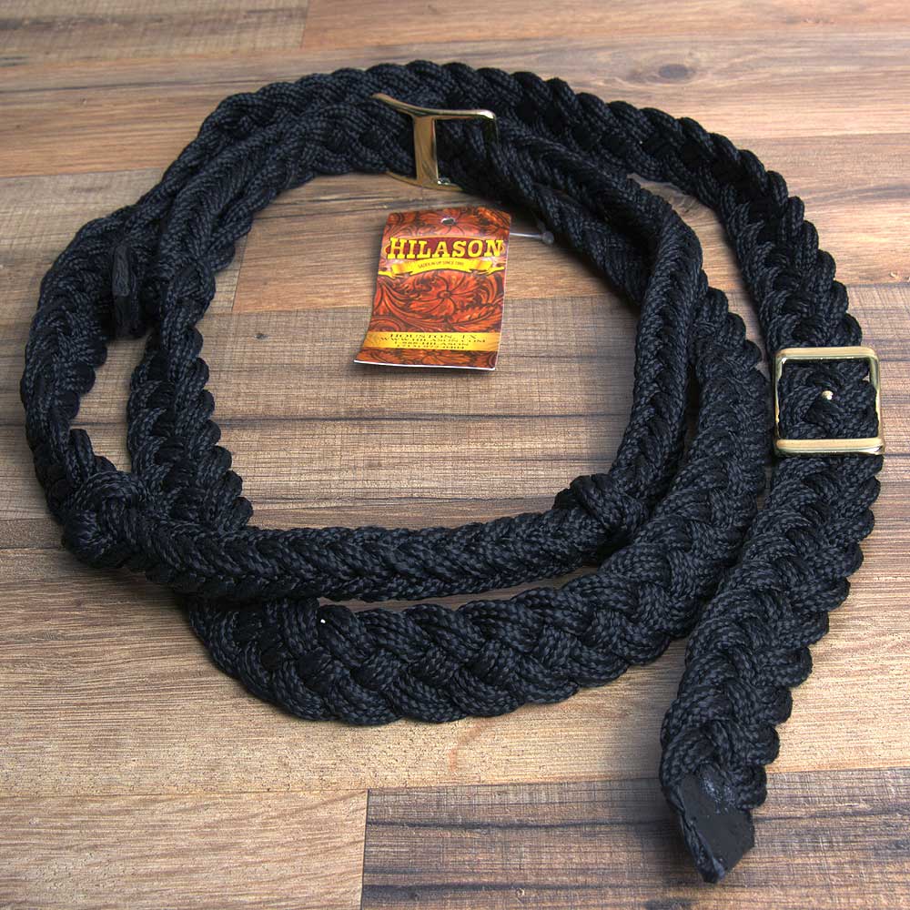 1 Inch X 6 Ft. Hilason Western Tack Horse Braided Poly Barrel Reins