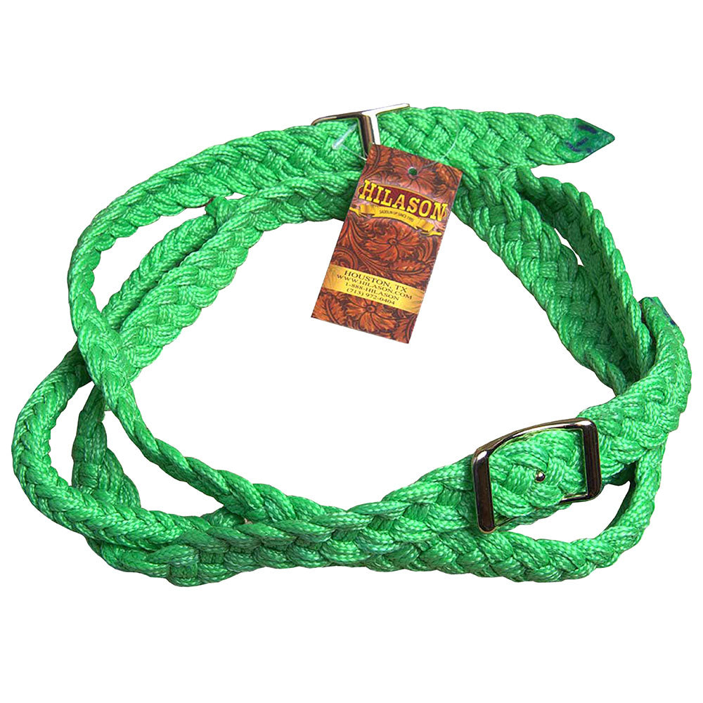 1 Inch X 6 Ft. Hilason Western Tack Horse Braided Poly Barrel Reins