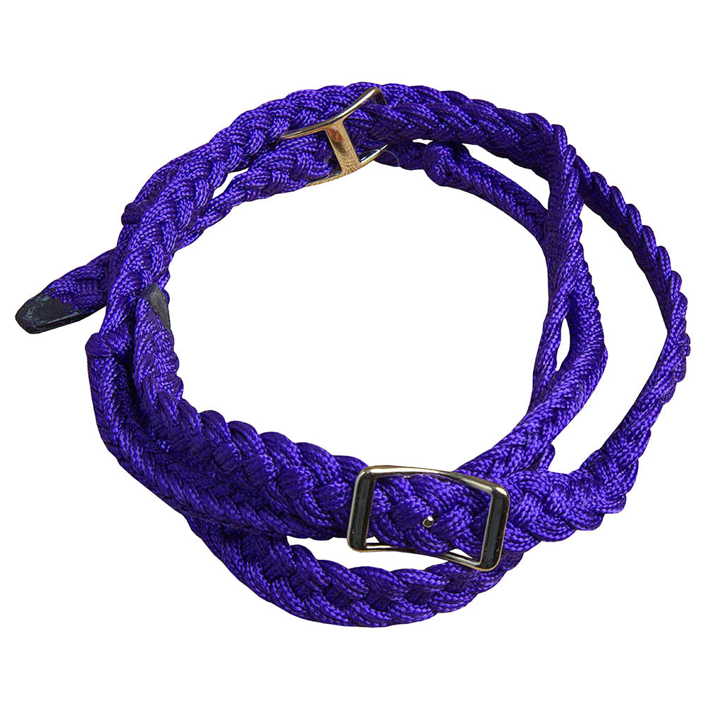 1 Inch X 6 Ft. Hilason Western Tack Horse Braided Poly Barrel Reins