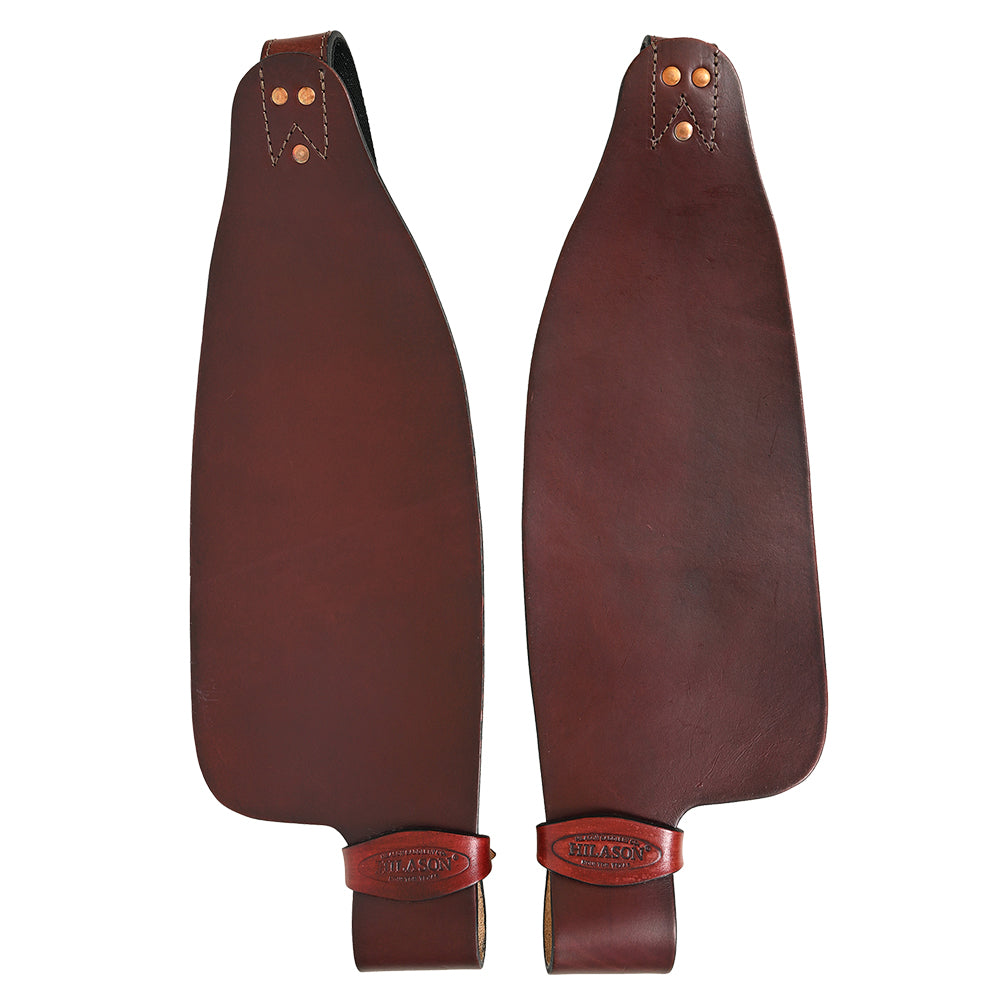 HILASON Leather Saddle Replacement Fender Pair with Hobble Straps Adult Tan| Leather Fender | Fender saddles | Saddle Fenders Replacement | Saddle Leather Fender| Fender for Horse Saddle