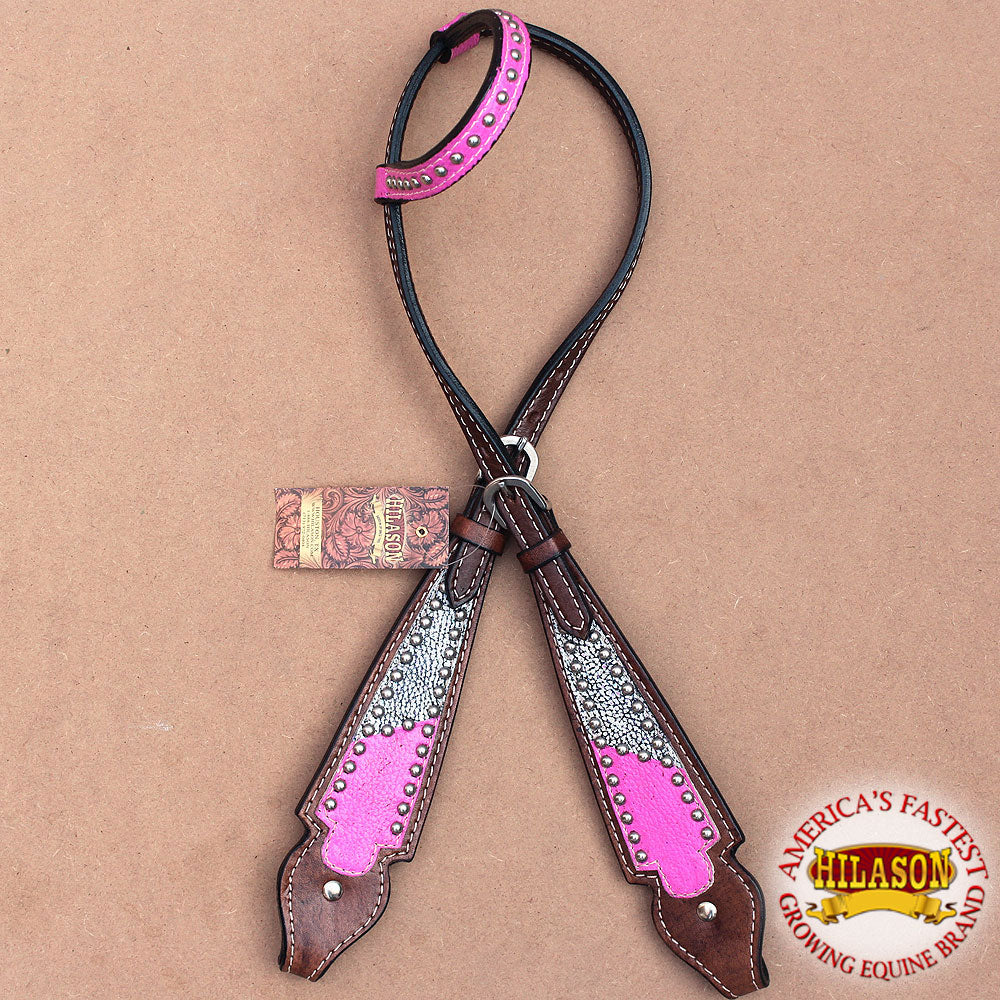 HILASON Western Horse One Ear Headstall Tack Bridle American Leather | for Horses Headstalls