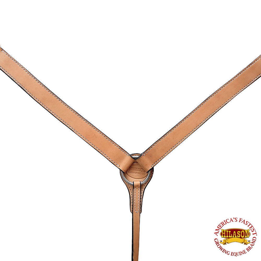 HILASON Western Horse Breast Collar American Leather Tan | for Horses