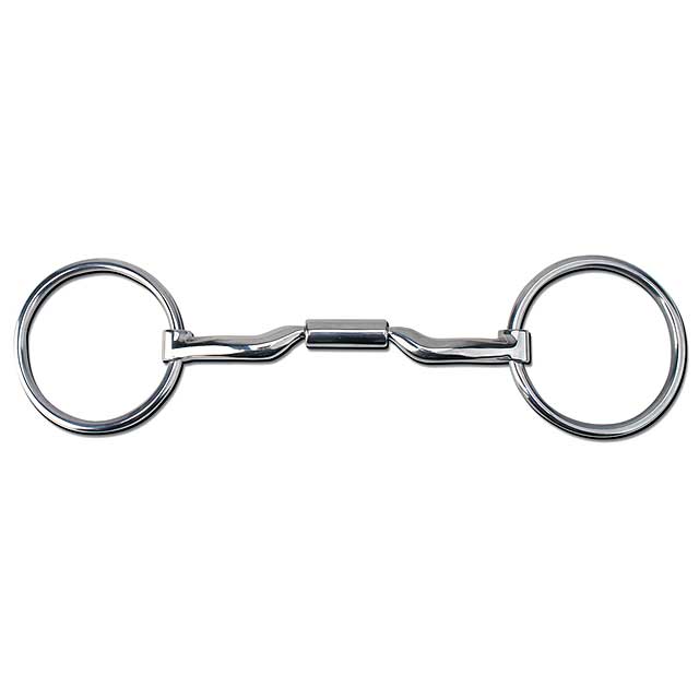 5" Toklat Myler Loose Ring Stainless Steel Low Port Mb 04 Horse Mouth Bit