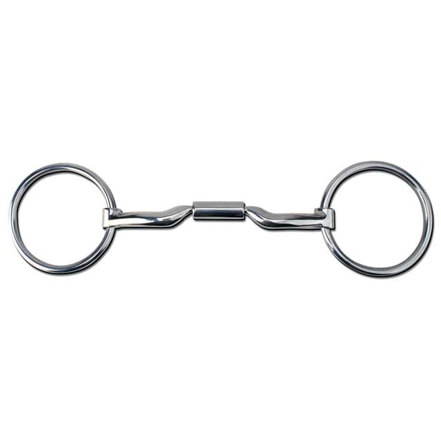 5 1/4" Toklat Myler Loose Ring Stainless Steel Low Port Mb 04 Horse Mouth Bit