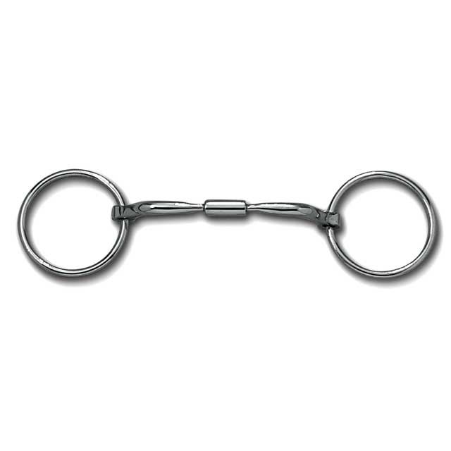 5 1/4" Toklat Myler Loose Ring Stainless Steel Comfort Snaffle Mouth Bit Mb 02