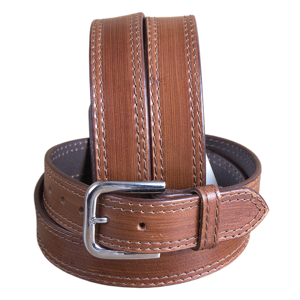 HILASON Western Genuine Leather Belt for Men Women Cowboy Cowgirl Handmade Unisex Full Grain Heavy Duty Tooled Jeans