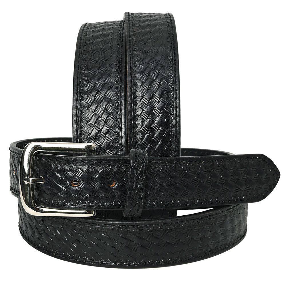 HILASON Western Genuine Leather Belt for Men Women Cowboy Cowgirl Handmade Unisex Full Grain Heavy Duty Tooled Jeans