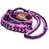 Hilason Braided Poly Barrel Racing Contest Reins Flat 1