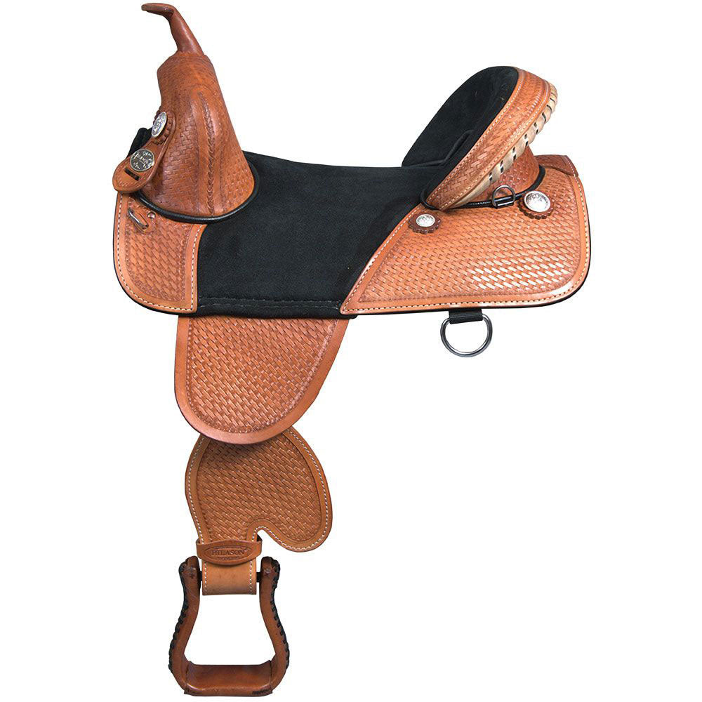Hilason Western Horse Treeless Trail Barrel Saddle American Leather