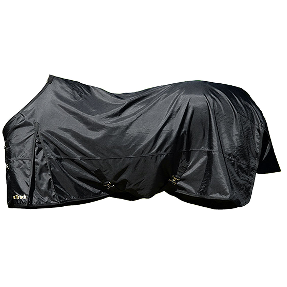 69" Back On Track Horse Waterproof 1680D Therapeutic Turnout Sheet Black