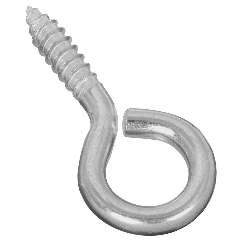 Hilason Western Horse Tack Carbon Steel Wire Screw Eye Zinc Plated