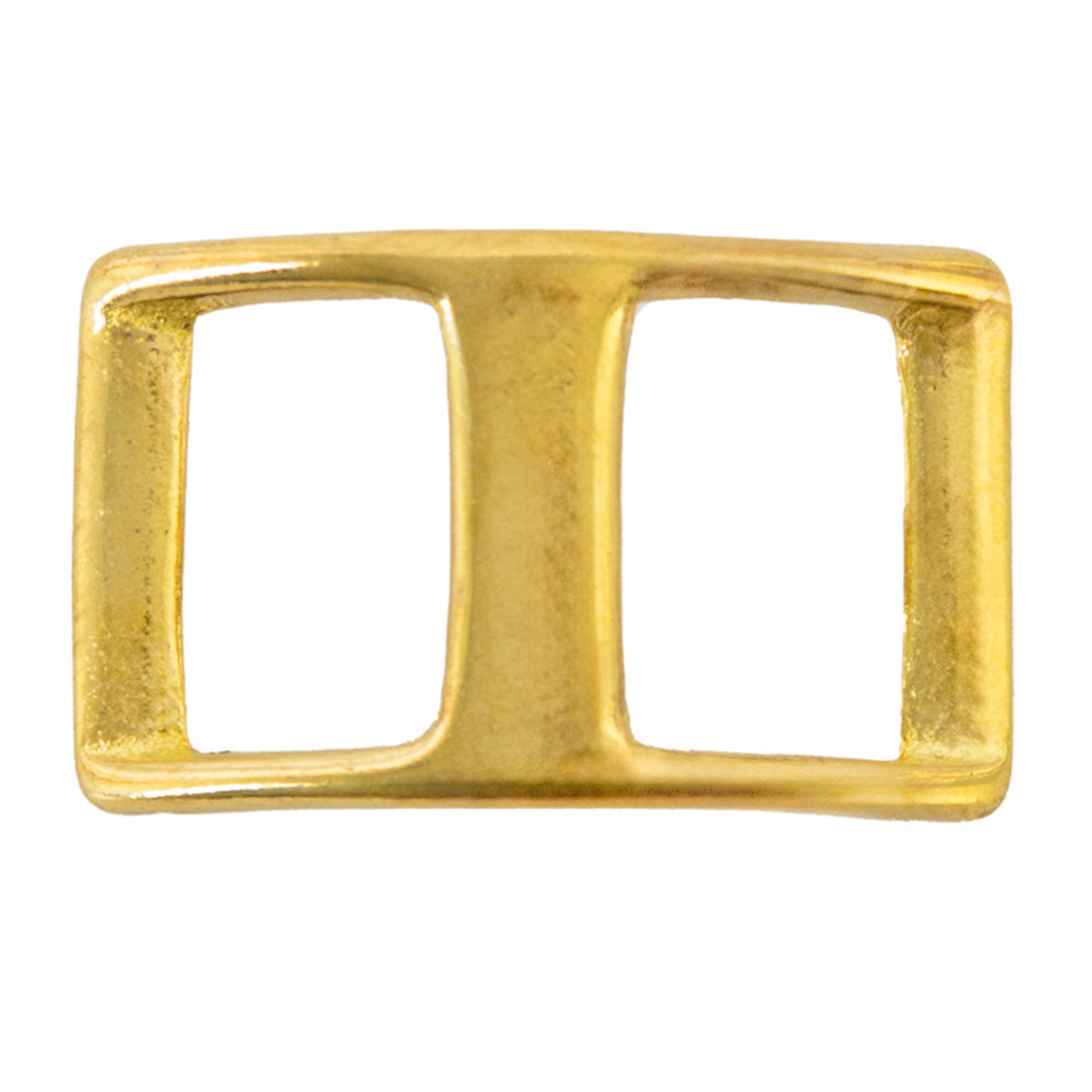 HILASON 3/4" Solid Brass (SB) Double-Loop/Conway Buckle Billet Adjuster Equestrian Tack Hardware