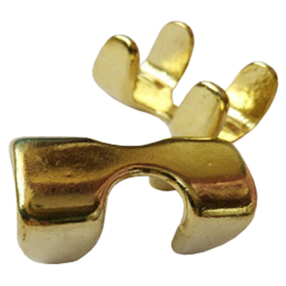 Hilason Western Horse Solid Brass Halter Clamps | 7/8" Heavy Duty Rope Fastener