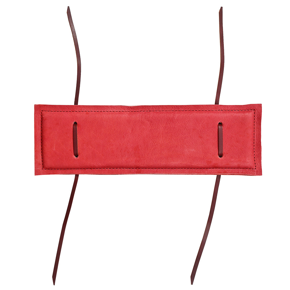 HILASON Western Leather Bull Rope Pads Regular