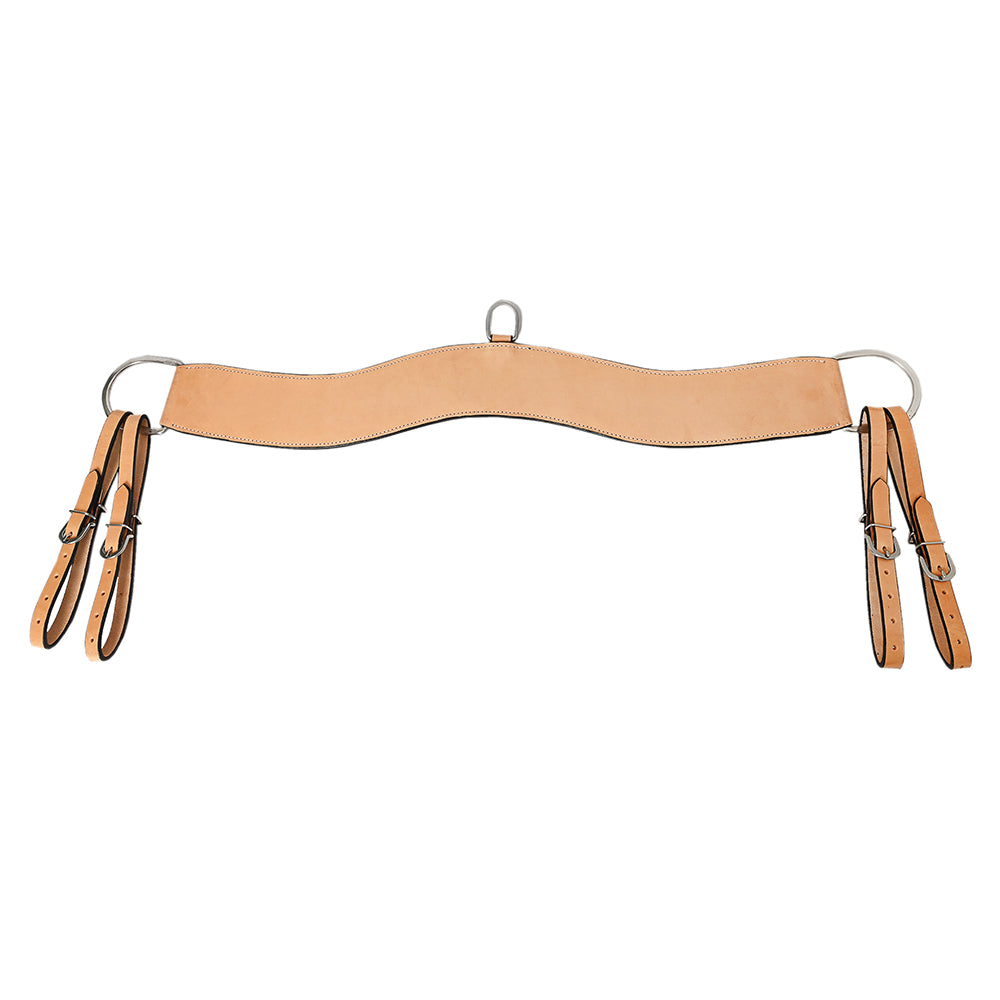 Western Horse Tripping Breast Collar American Leather Tan Hilason