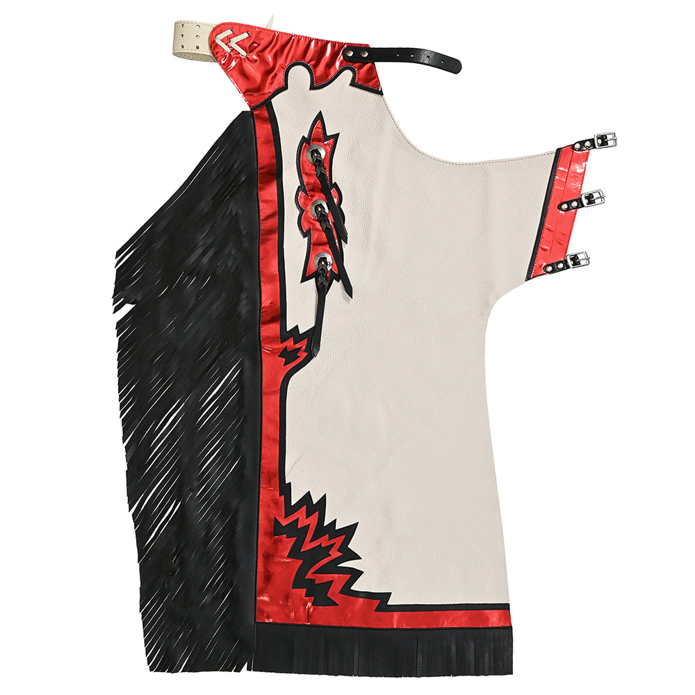 Ch224N-F Hilason Pro Rodeo Bronc Bull-Riding Show Genuine Leather Chaps