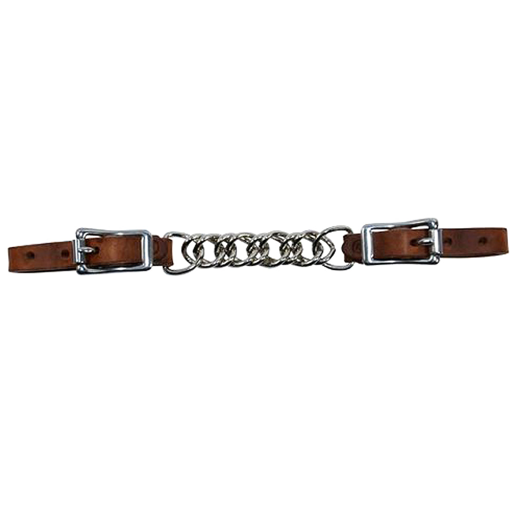 3 1/2 In Circle Y Horse Tack Double Flat Link Curb Chain