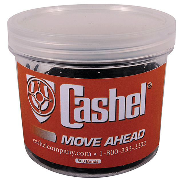 Cashel Super Soft Rubber Braiding Bands Contains 800 White