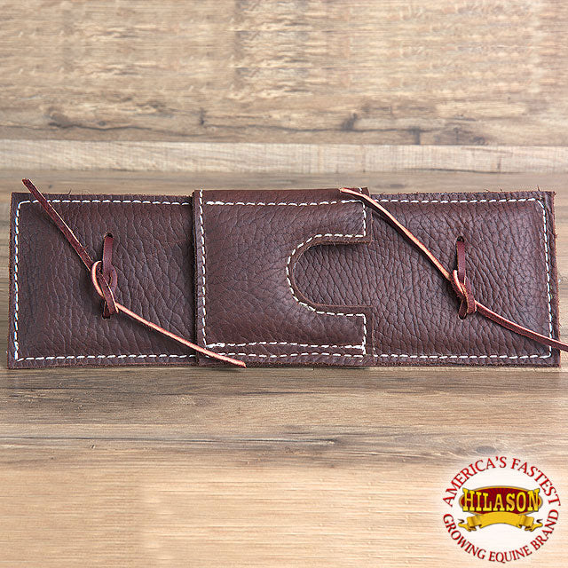 Hilason Top Grain Leather Super Pro Bull Rope Pad W/ 1/2" Foam