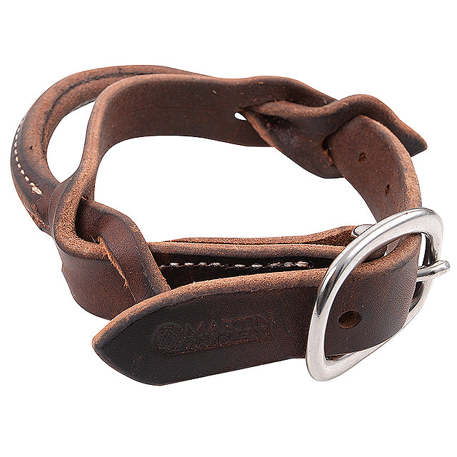 Small Classic Equine Horse Saddle Safety Leather Night Latch Adjustable Handle