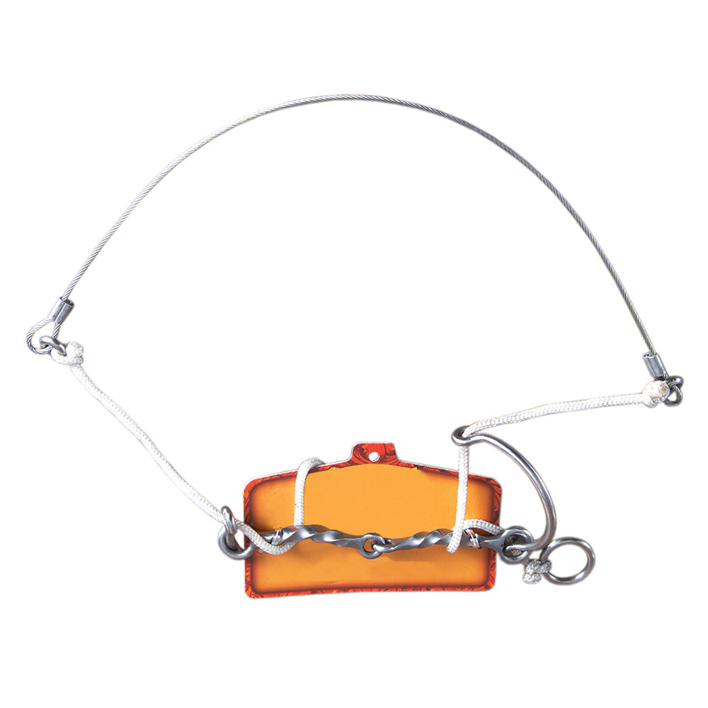 Hilason Western Horse Mouth Sliding Gag Combs Bit W/ Adjustable Cable