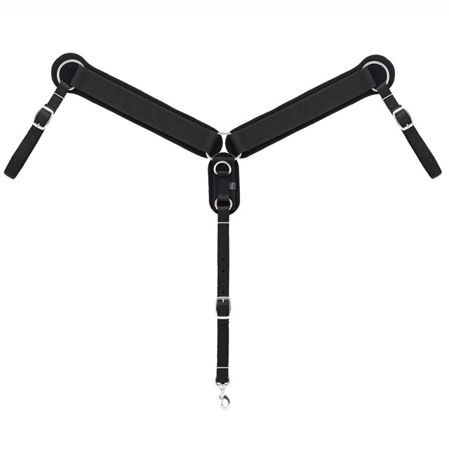 Weaver Nylon Fleece Lined 2" Ring In Center Breast Collar