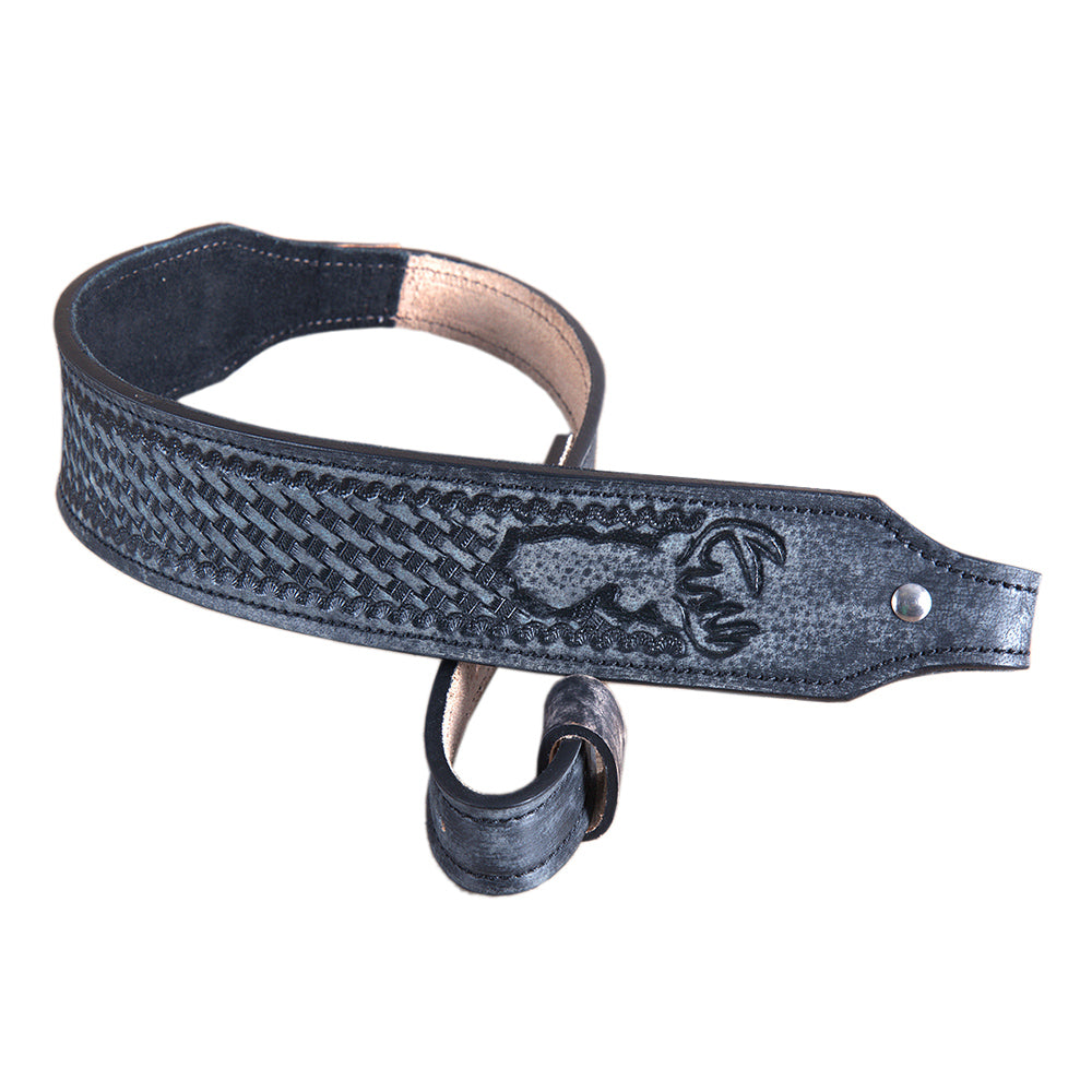 Hilason Rifle Gun Shoulder Strap Sling Wildlife Hand Crafted Leather