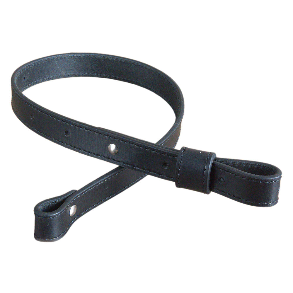 Hilason Handmade Buffalo Hide Genuine Leather Rifle Sling Black