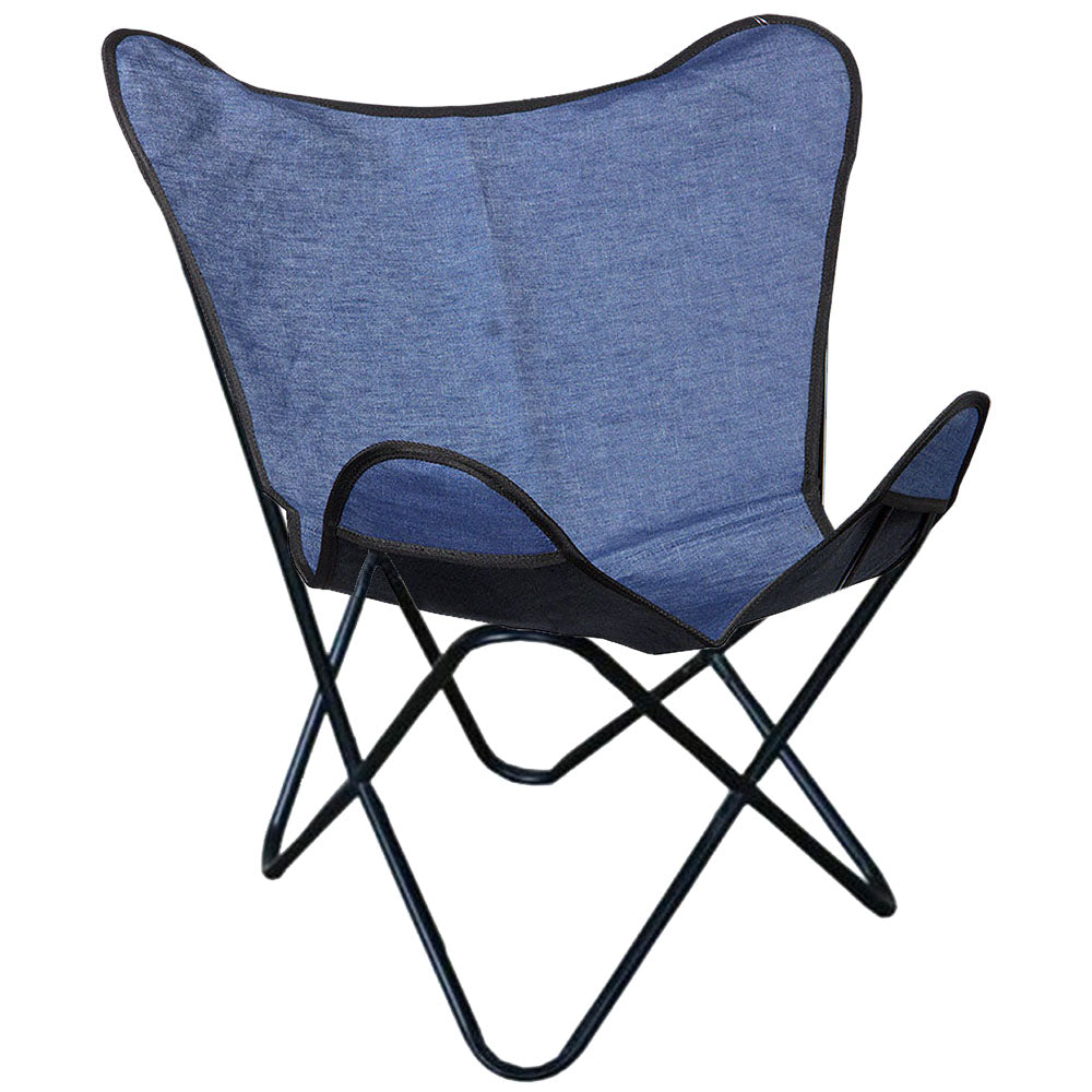 HILASON Butterfly Chair Folding Lounge Modern Sling Accent Seat