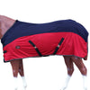 Hilason Western Horse Light Weight Comfort Durable Poly Fly Sheet Navy Blue & Red