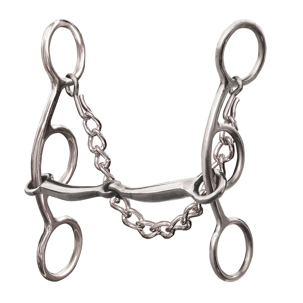 5-1/2" Professional Choice Futurity Snaffle Horse Mouth Bit W/ 5" Cheek