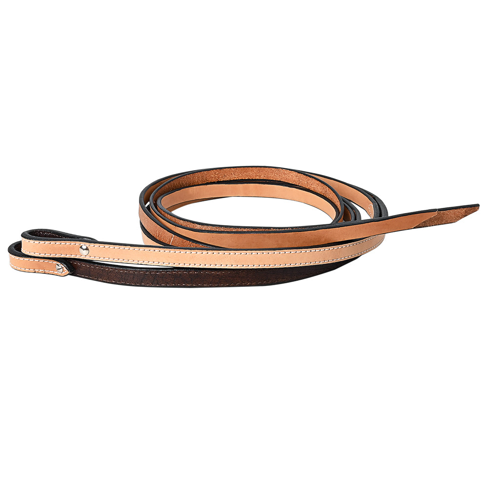 3/4 In x 8 ft Hilason Western Horse Tack Leather Split Rein