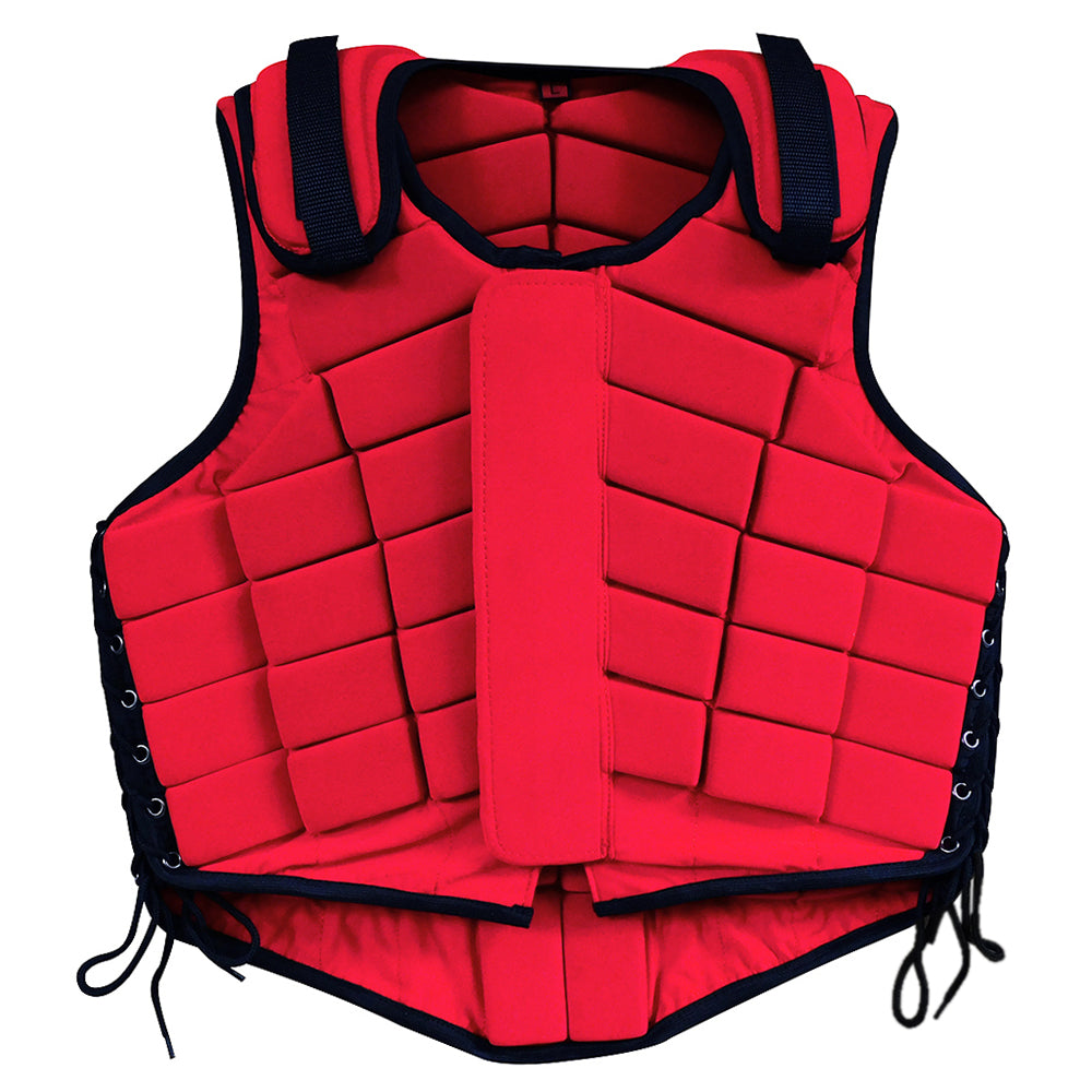 HILASON Adult Safety Equestrian Eventing Protective Protection Vest Red | Horse Riding Unisex