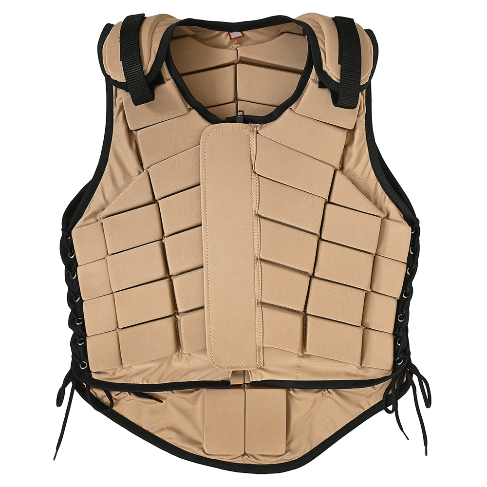 HILASON Adult Safety Equestrian Eventing Protective Protection Vest ‎Tan | Horse Riding Unisex