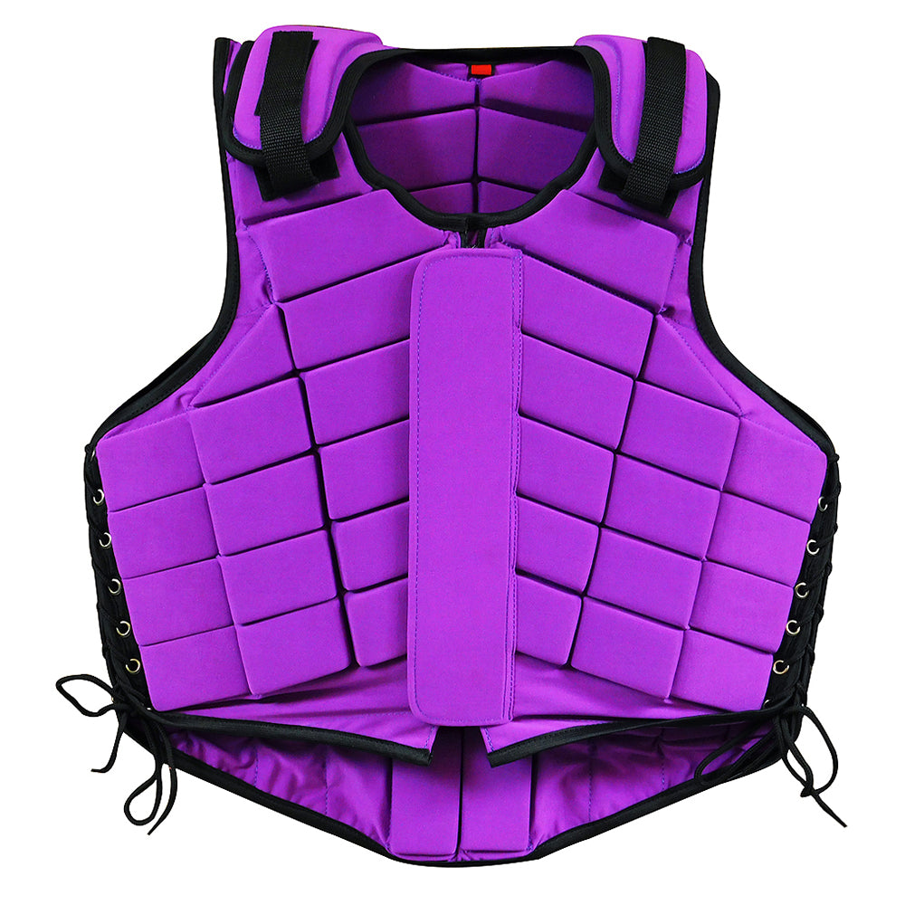 HILASON Adult Safety Equestrian Eventing Protective Protection Vest Purple | Horse Riding Unisex