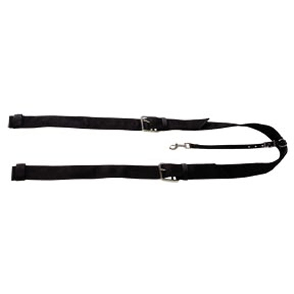 Hilason New Western Tack Black Poly Flank Cinch Girth W/ Billets Horse Size