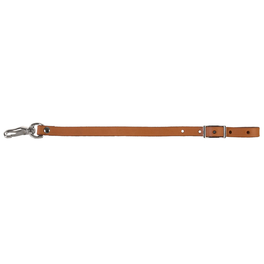 Hilason Western Horse Genuine Leather Strap Cinch Connector W/ Snap