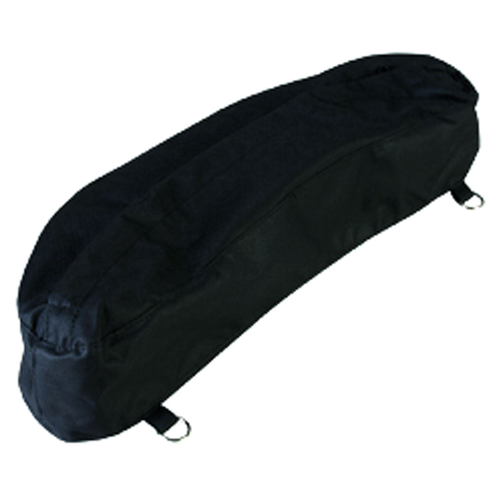 Hilason Western Tack Horse Saddle Cantle Bag 600D Nylon-Black