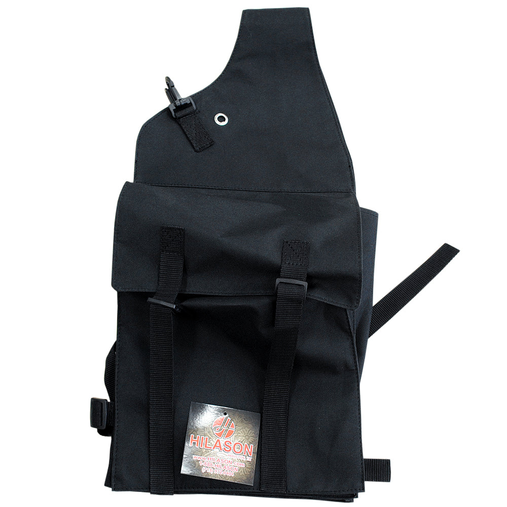 9"X4.5"X12" Hilason Western 600D Nylon Horse Saddle Bag Black